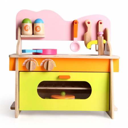 Bucatarie din lemn cu accesorii Kitchenette [4]