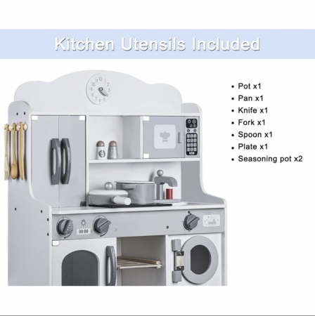 Bucatarie electrica Japoneza din lemn, Big White [2]