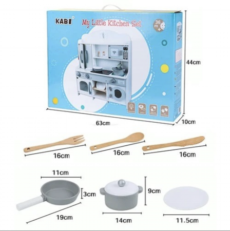 Bucatarie electrica Japoneza din lemn, Big White [7]