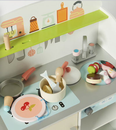 Bucatarie mare Big Elephant, din lemn [3]