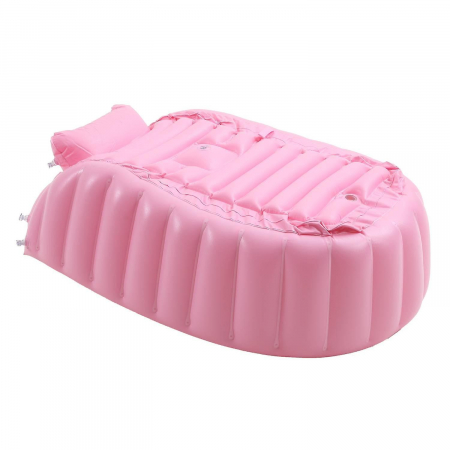Cadita gonflabila pentru baita bebelusului, Big Pink [2]