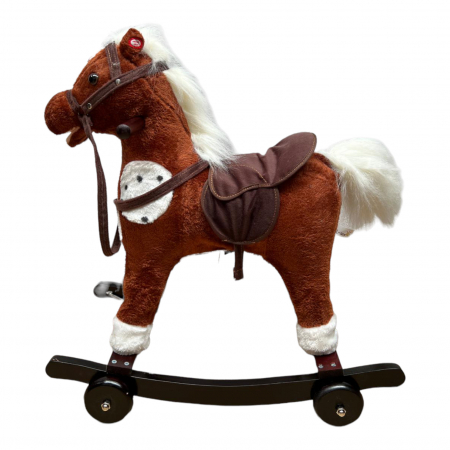 Calut balansoar din plus maro inchis mare [2]