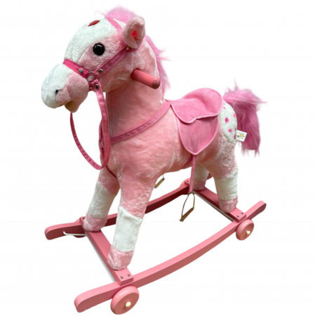 Camera copilului - Calut balansoar din plus Roz mare