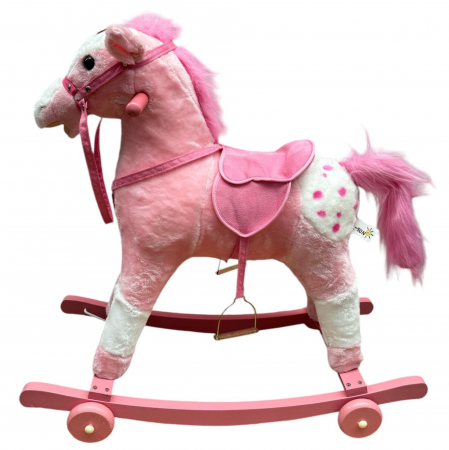 Camera copilului - Calut balansoar din plus Roz mare