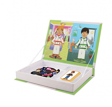 Carte cu 18 Puzzle Magnetic Fashion, 55 piese [6]