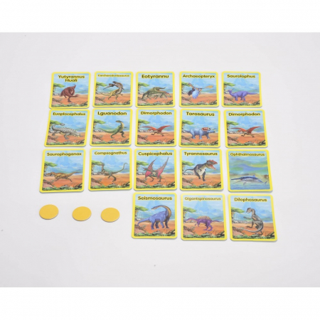 Carte cu 18 Puzzle Magnetic Lumea Dinozaurilor, 57 piese [6]