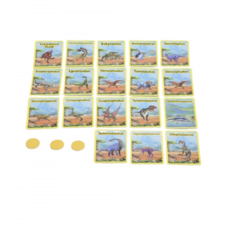 Carte cu 18 Puzzle Magnetic Lumea Dinozaurilor, 57 piese [10]