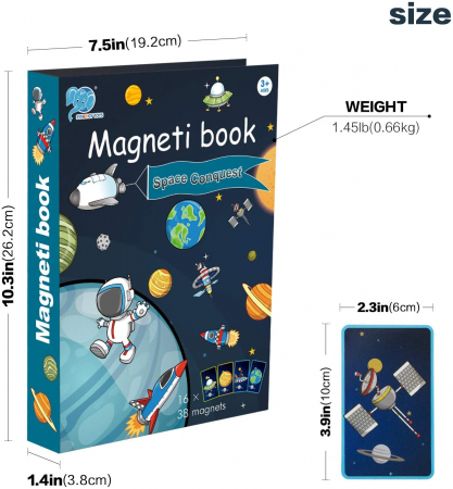 Carte cu 38 de piese magnetice, Spatiul Cosmic [6]