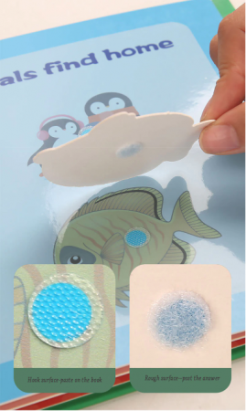 Jucarii educative si interactive - Carte cu activitati educative, Quiet Book Aprozarul de legume si fructe