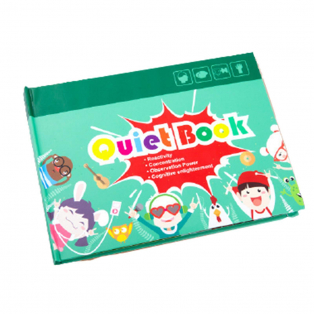 Jucarii educative si interactive - Carte cu activitati educative, Quiet Book Invata de toate