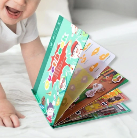 Carte cu activitati educative, Quiet Book Invata de toate [8]