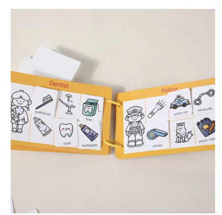 Carte educativa multifunctionala Busy Book Meserii [3]
