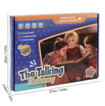 Carte interactiva si educativa, E-book, Dictionarul vorbitor, cu 500 cuvinte de baza [10]