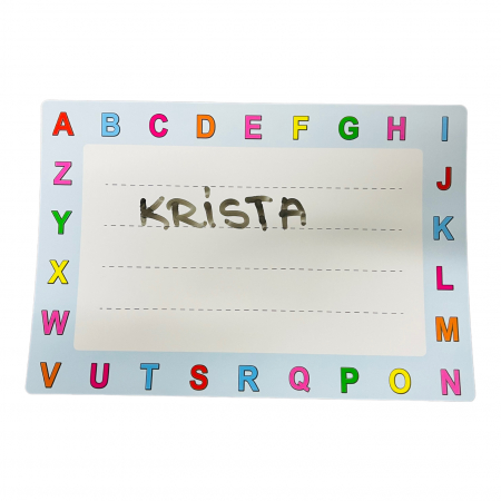 Carte magnetica cu activitati educative, cu piese puzzle si tablita de scris magnetica, cu marker, Literele alfabetului [2]