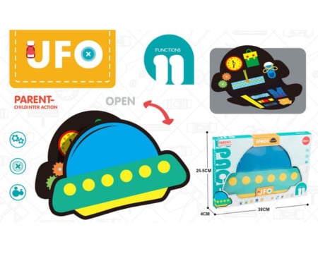 Jocuri si Jucarii - Carte Senzoriala Cu Activitati Din Fetru – OZN