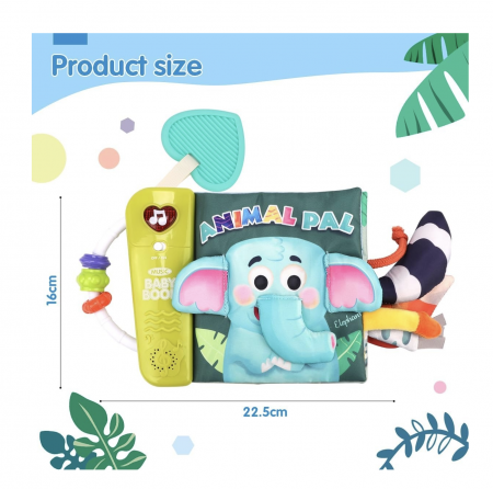 Carte Senzoriala Muzicala Bebelusi – Animal Pal [6]