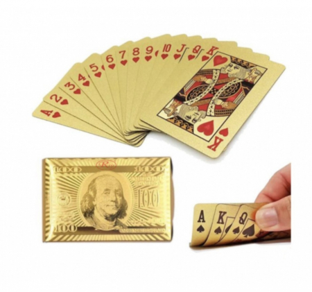 Jocuri educative, de logica, memorie - Carti de joc aurii Golden