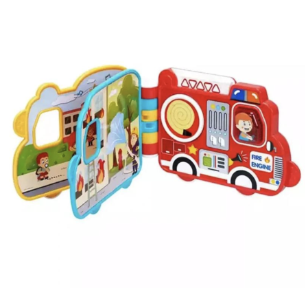 Carticica interactiva Masina de SOS – cu lumini, sunete si pagini colorate [7]