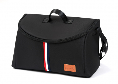 Carucior 2 in 1, F7 Negru, reversibil, pliabil compact, suspensii duble [5]