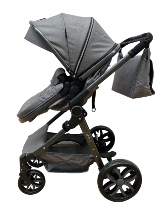 Carucior 2 in 1 pliabil, transformabil landou-sport, T8 Gri [4]
