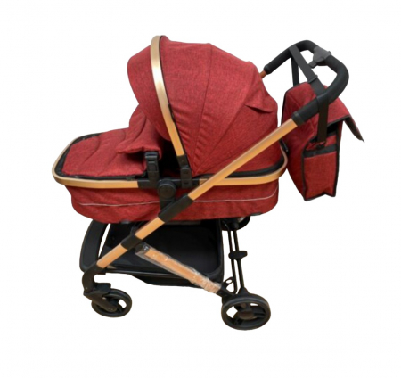 Carucioare 2 in 1 - Carucior 2 in 1 transformabil landou-sport, 608 Rosu
