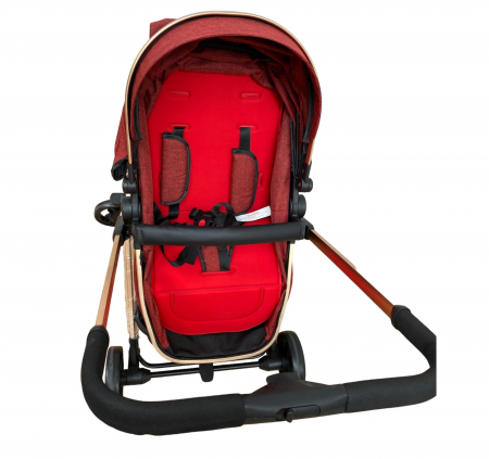 Carucior 2 in 1 transformabil landou-sport, 608 Rosu [3]