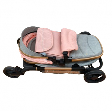 Carucior 2 in 1 transformabil landou-sport, 608 Roz - Gri [10]