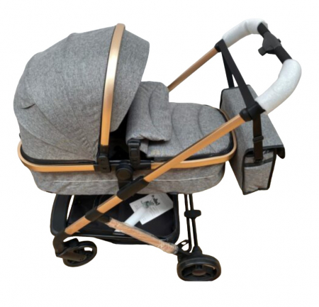 Carucioare copii - Carucior 2 in 1 transformabil landou-sport, 608 Gri