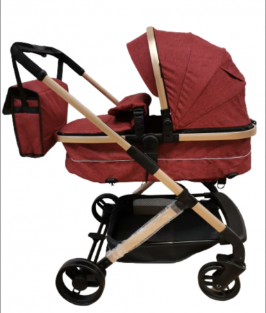 Carucioare 2 in 1 - Carucior 2 in 1 transformabil landou-sport, 608 Rosu