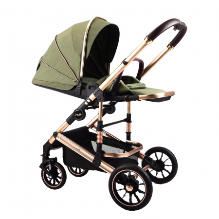 Carucior 2 in 1 transformabil, reversibil, pliabil, F3 Luxury Olive [4]