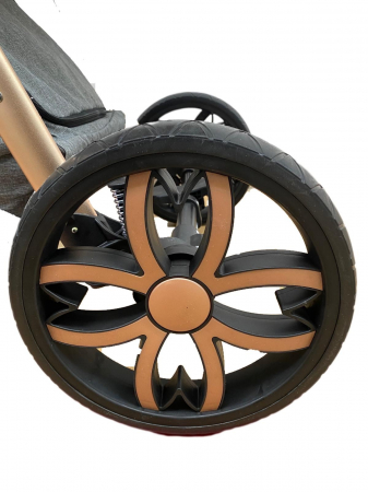 Carucior 3 in 1, 3 piese landou, sport si scoica, T6 - negru [23]