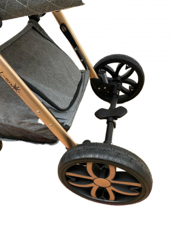 Carucior 3 in 1, 3 piese landou, sport si scoica, T6 - verde [16]
