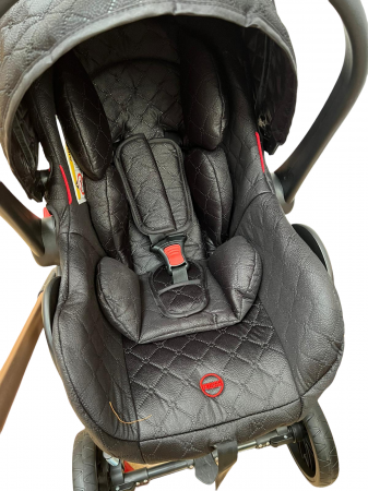 Carucior 3 in 1, 3 piese landou, sport si scoica, T6 - negru [12]