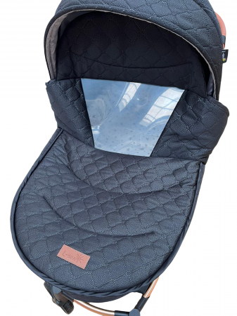 Carucior 3 in 1, 3 piese landou, sport si scoica, T6 - negru [5]