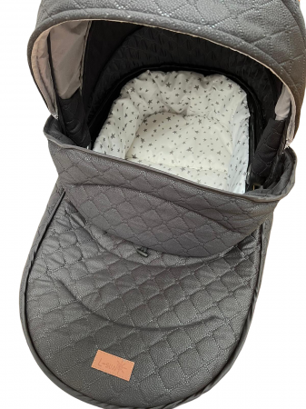 Carucior 3 in 1, 3 piese landou, sport si scoica, T6 - negru [16]