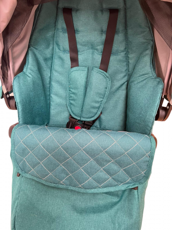 Carucior 3 in 1, 3 piese landou, sport si scoica, T6 - verde [8]