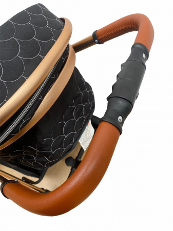 Carucior 3 in 1, cu suspensii, reversibil, T9 - albastru [15]