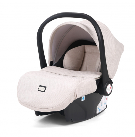 Carucior 3 in 1, G9 Luxury Alb, reversibil, cu suspensii [4]