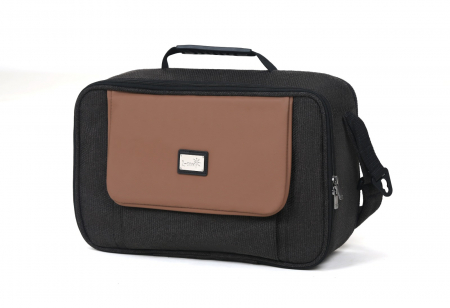 Carucior 3 in 1, G9 Luxury Negru, reversibil, cu suspensii [5]