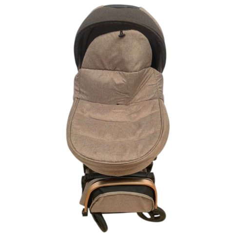 Carucior 518C Crem, 3 in 1, cu landou, carucior sport si scoica, reversibil [11]