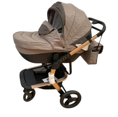 Carucior 518C Crem, 3 in 1, cu landou, carucior sport si scoica, reversibil [5]