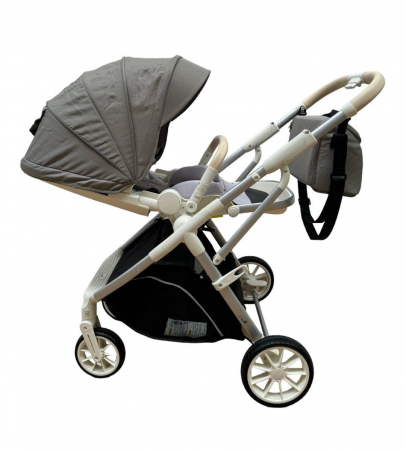 Carucior reversibil pliabil, cu husa picioare, 0-36 luni, C7 Verde [11]