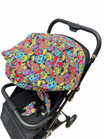 Carucior sport 002L, Multicolor, L-Sun, cu pliere rapida, suspensii si pozitie de somn [3]