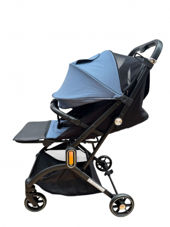 Carucior sport 002L, Albastru, L-Sun, cu pliere rapida, suspensii si pozitie de somn [2]