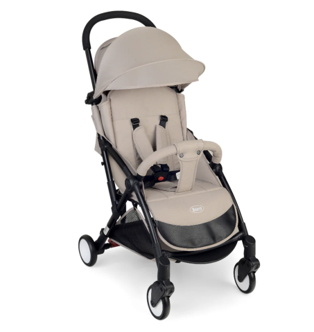 Carucioare sport - Carucior sport B508 crem, pliabil compact, 0-36 luni, 6.1 kg, reclinabil, cos depozitare - Copie