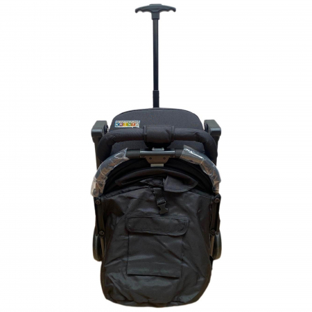 Carucior sport copii, pliere compacta pentru avion, cu sistem troller, C8 negru [7]