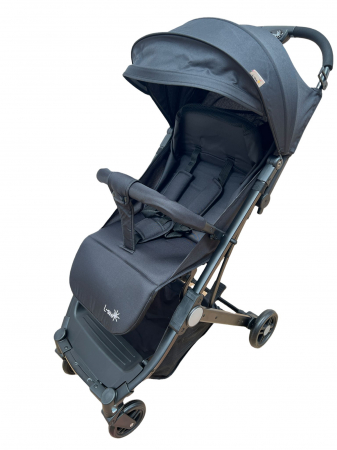 Carucior sport copii, pliere compacta pentru avion, cu sistem troller, C8 negru [2]