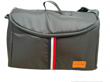 Cărucior sport cu geanta si husă pentru picioare, pliere rapidă tip troller, S2 Negru [11]