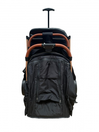 Cărucior sport cu geanta si husă pentru picioare, pliere rapidă tip troller, S2 Gri [26]