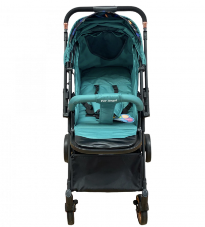 Carucior sport, cu maner reversibil, pliabil si troler, T700 For Angel, Verde [5]